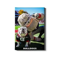  Dawgs | Georgia 24x16 Uga And Hairy The Dawg Canvas | Alumni Hall