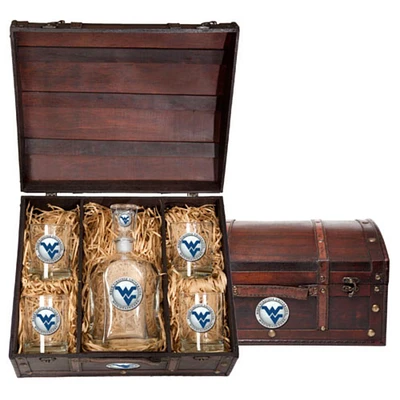 West Virginia Heritage Pewter Capitol Decanter Chest Set