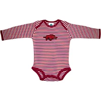 Arkansas Infant Striped Long Sleeve Bodysuit