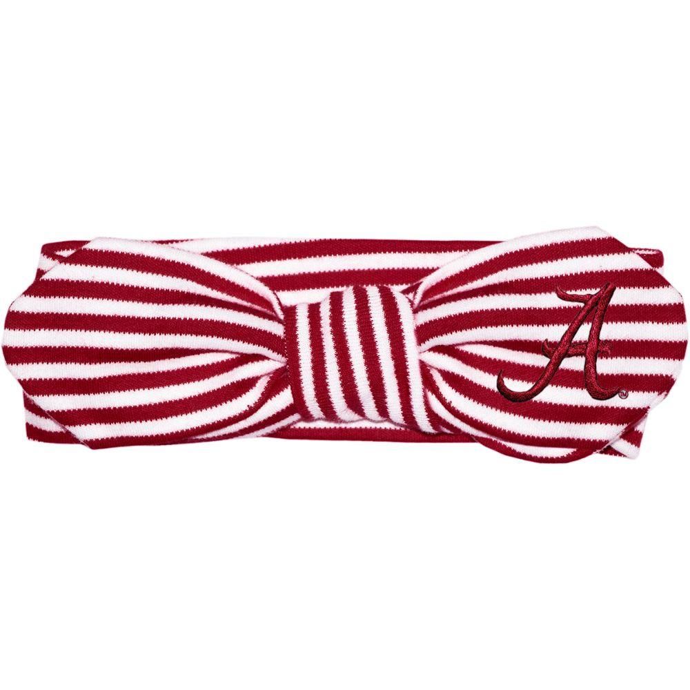  Bama | Alabama Infant Striped Knot Hair Band | Alumni Hall