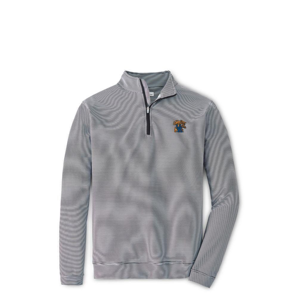 Lsu | Lsu Peter Millar Perth Stretch 1/4 Zip | Alumni Hall