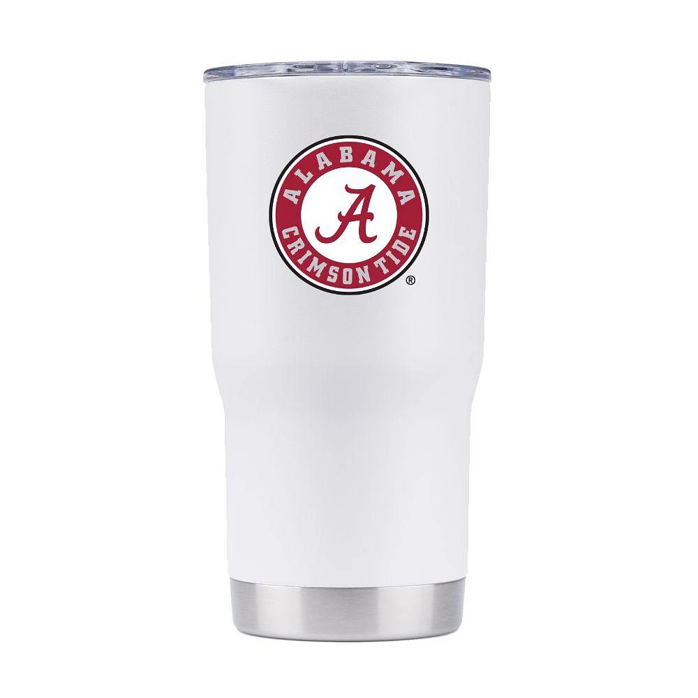 Alabama 20 oz. 360 Logo White Tumbler