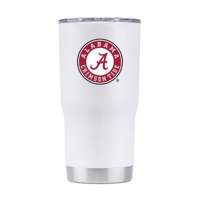 Alabama 20 oz. 360 Logo White Tumbler