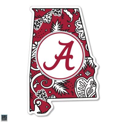  Bama | Alabama Sds Design Paisley Decal | Alumni Hall