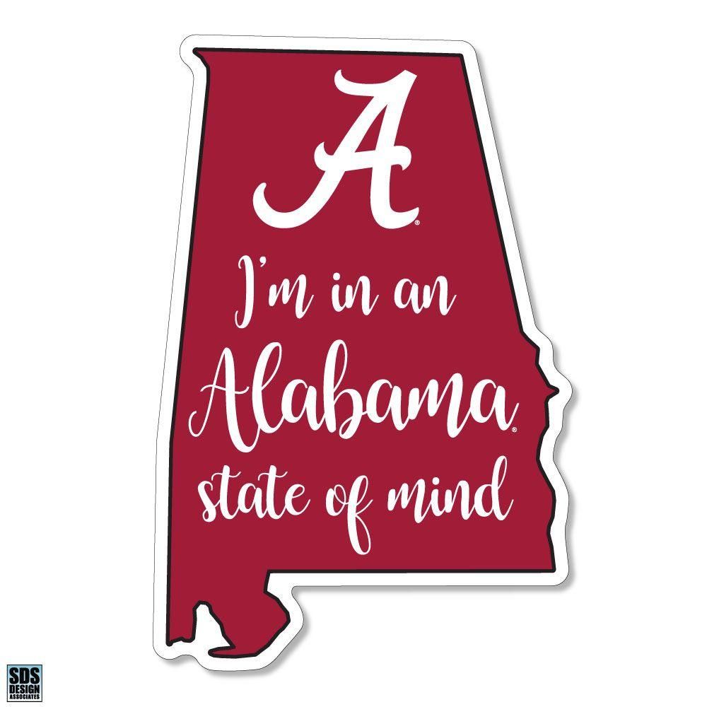  Bama | Alabama Sds Design State Of Mind Decal | Alumni Hall