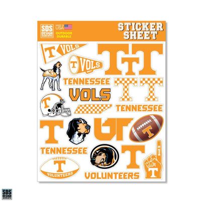  Vols | Tennessee Sds Design Sticker Sheet | Alumni Hall
