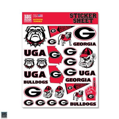  Dawgs | Georgia Sds Design Sticker Sheet | Alumni Hall