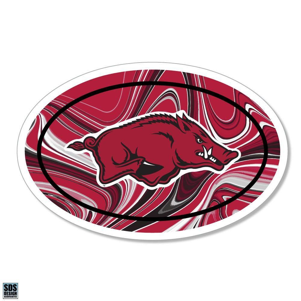  Razorbacks | Arkansas Sds Design Marble Decal | Alumni Hall