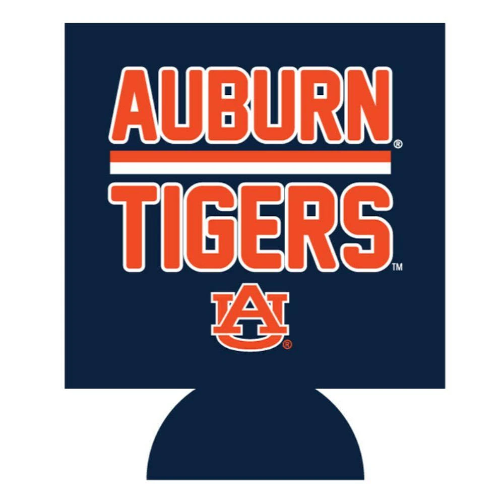 Auburn Tigers Bar Logo Can Cooler
