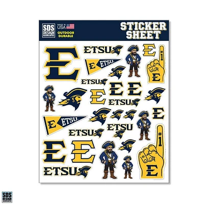 ETSU Standard Sticker Sheet