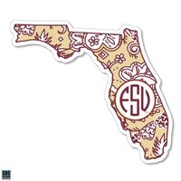  Fsu | Florida State Sds Design Paisley Decal | Alumni Hall