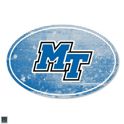  Mtsu | Mtsu Sds Design Halftone Decal | Alumni Hall