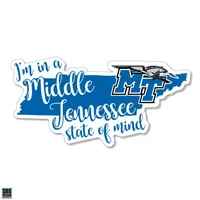  Mtsu | Mtsu Sds Design State Of Mind Decal | Alumni Hall