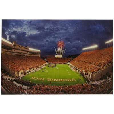  Vt | Virginia Tech Lane Stadium Orange Effect Canvas | Alumni Hall