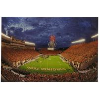  Vt | Virginia Tech Lane Stadium Orange Effect Canvas | Alumni Hall