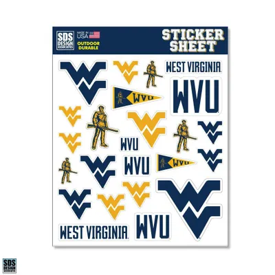  Wvu | West Virginia Sds Design Sticker Sheet | Alumni Hall