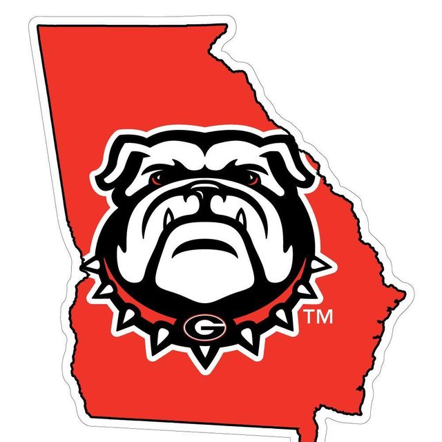 Alumni Hall Dawgs  Georgia Sds Design 12 Standing Bulldog Decal