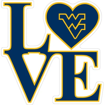  Wvu | West Virgina 6  Love Wv Decal | Alumni Hall