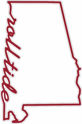  Bama | Roll Tide State Outline Decal | Alumni Hall