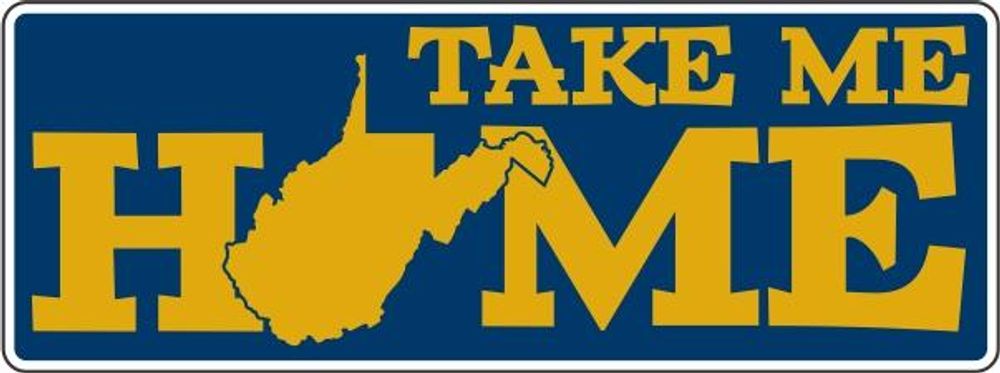  Wvu | Take Me Home 6 ' Decal | Alumni Hall