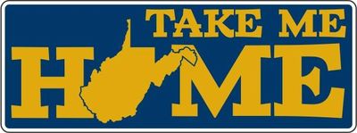  Wvu | Take Me Home 6 ' Decal | Alumni Hall