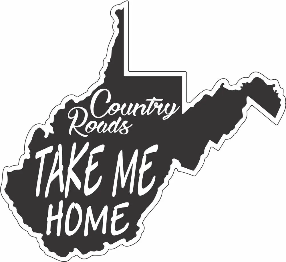  Wvu | Country Roads State 6 ' Decal | Alumni Hall