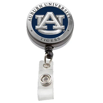 Auburn Heritage Pewter Badge Reel