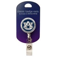  Aub | Auburn Heritage Pewter Blue Badge Reel | Alumni Hall