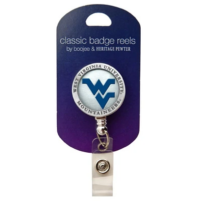 West Virginia Heritage Pewter Badge Reel