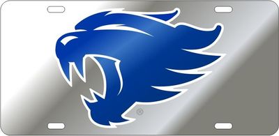  Cats | Kentucky Wildcats Alternate Logo Silver License Plate | Alumni Hall