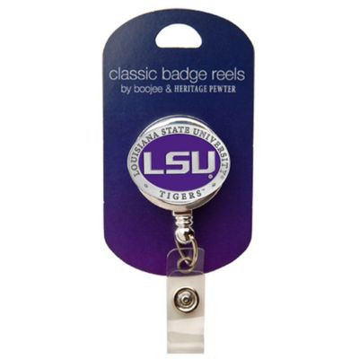  Lsu | Lsu Heritage Pewter Purple Badge Reel | Alumni Hall