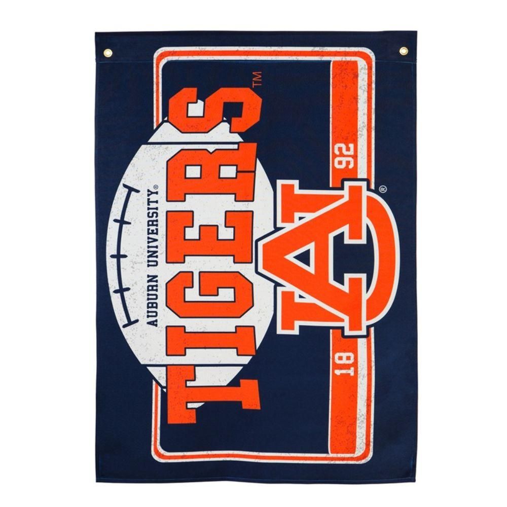  Aub | Auburn Evergreen Estate Linen Flag | Alumni Hall