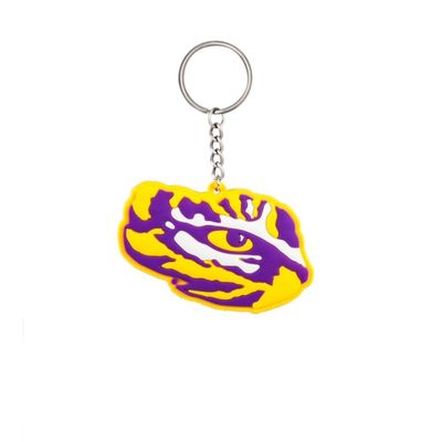  Lsu | Lsu Evergreen Pvc Keychain | Alumni Hall