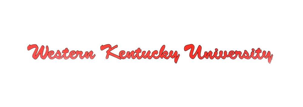  Wku | Western Kentucky 19 ' Script Decal | Alumni Hall