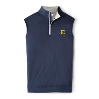 Bucs | Etsu Peter Millar Galway Quarter- Zip Vest Alumni Hall