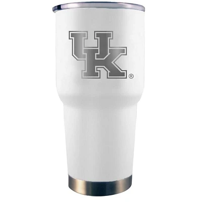 Kentucky Yeti 30 Oz White Rambler Tumbler