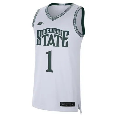 Spartans | Michigan State Nike Commemorative Replica Basketball Jersey Alumni Hall