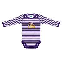 LSU Infant Stripe Long Sleeve Bodysuit
