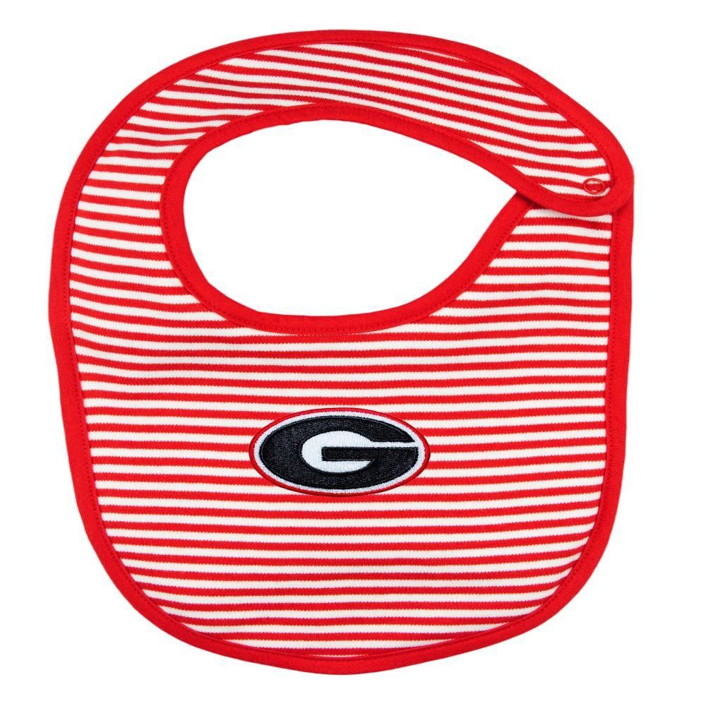  Dawgs | Georgia Infant Stripe Bib | Alumni Hall