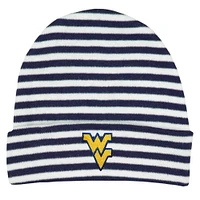West Virginia Infant Striped Knit Cap