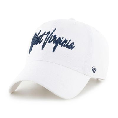  Wvu | West Virginia 47 ' Brand Women's Lyric Script Clean Up Hat | Alumni Hall