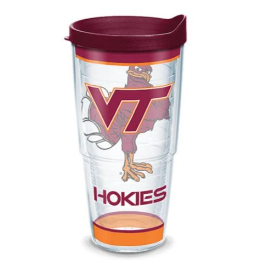 Alumni Hall Vt- Virginia Tech Tervis 24 Oz.Vault Logo Tumbler W/Lid- Alumni  Hall