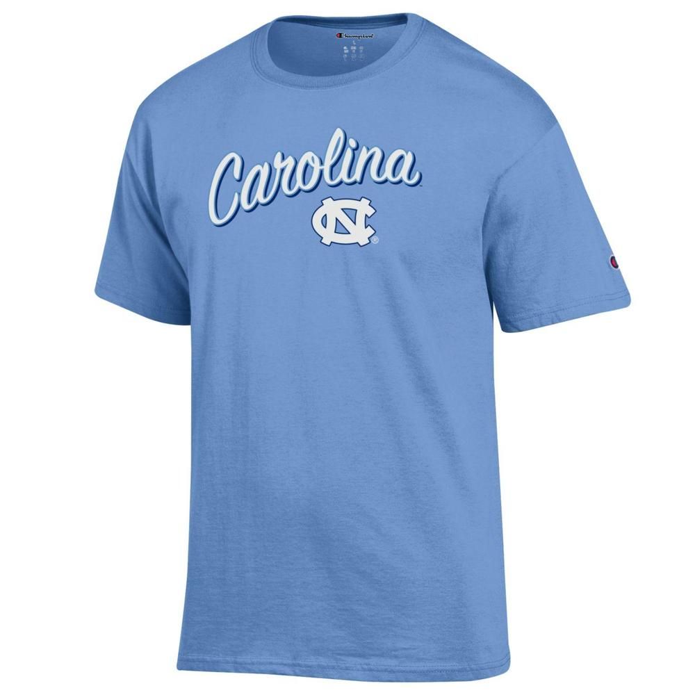 Unc | Champion Script Logo Women's Tee Shirt Alumni Hall