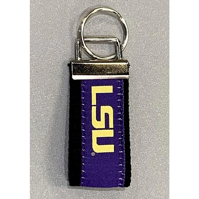 LSU Moonshine Leather Key Chain