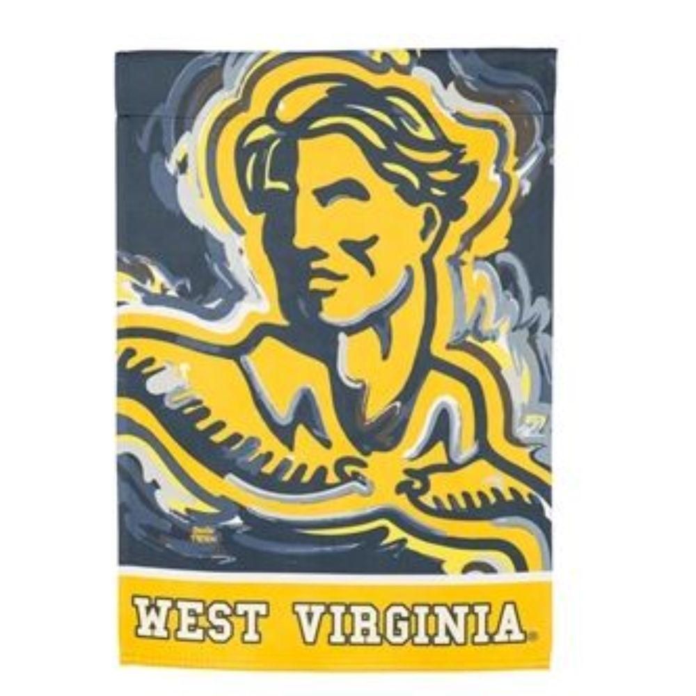  Wvu | West Virginia Suede House Flag | Alumni Hall