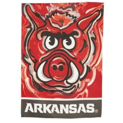  Hogs | Arkansas Suede House Flag | Alumni Hall