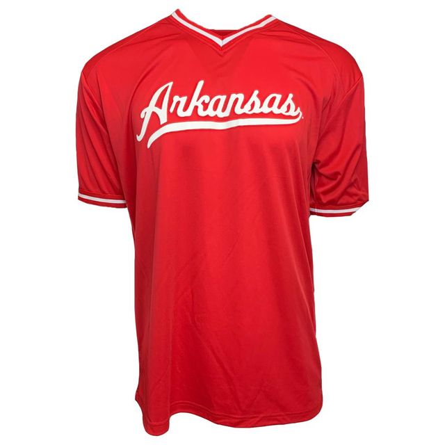 Razorbacks, Arkansas Nike Replica Cream Baseball Jersey