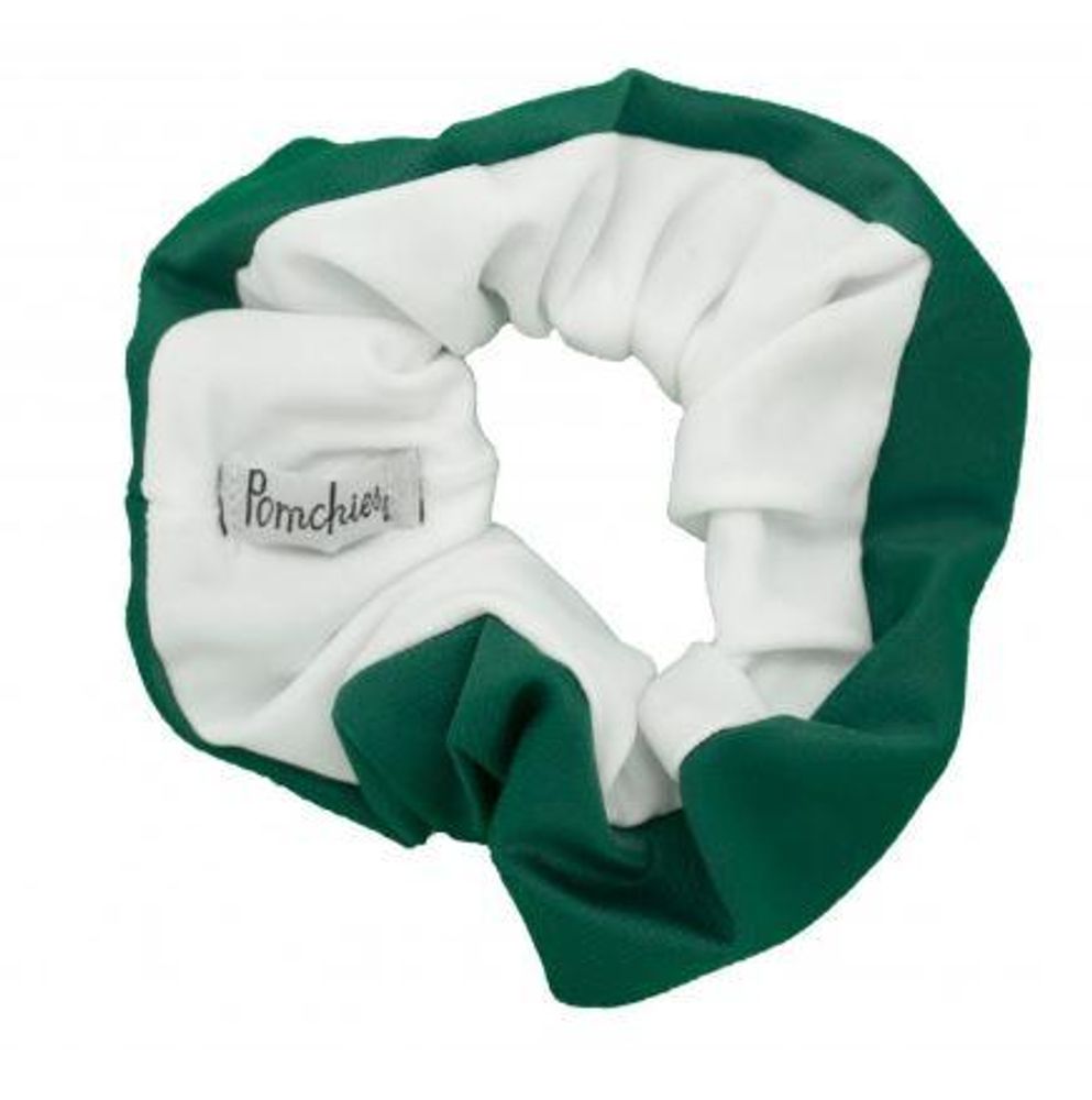  Msu | Pomchies Green And White Hair Scrunchie | Alumni Hall