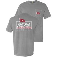 Bama | Alabama Flag Wave Comfort Colors Pocket Tee Alumni Hall