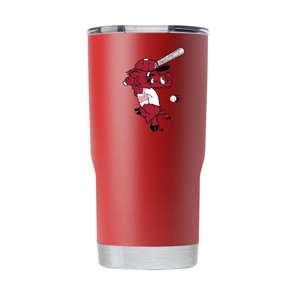 Razorbacks | Arkansas Oz Ribby Logo Crimson Tumbler | Alumni Hall